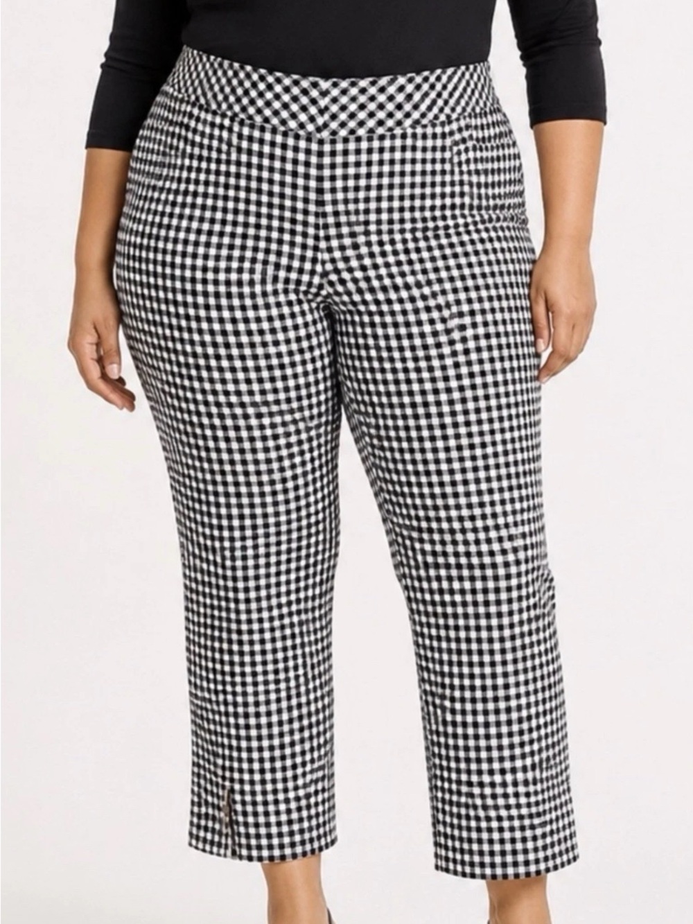 Isaac Mizrahi Live! Regular 24/7 Stretch Baby Bootcut Crop Pants  14 A637773